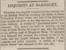 James Pollendine Sheffield Evening Telegraph 18871210